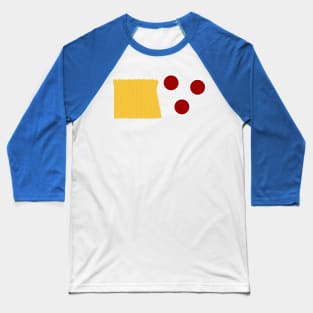 French Fries and Ketchup Baseball T-Shirt